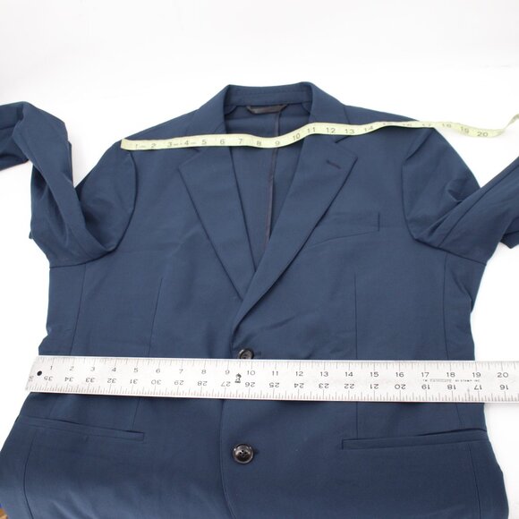 SENE Sport Coat Men’s 40/41 soho Flex Tech Two Button blue performance stretch - Picture 8 of 13